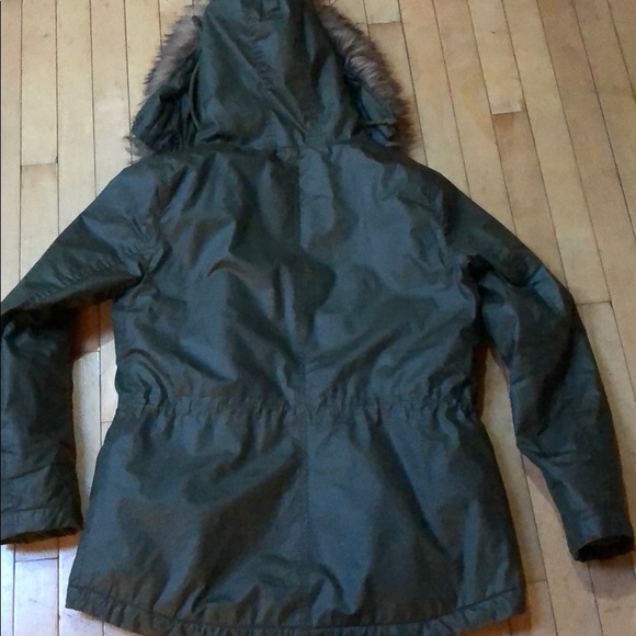 H&M Olive Parka, Medium, - Picture 4 of 5